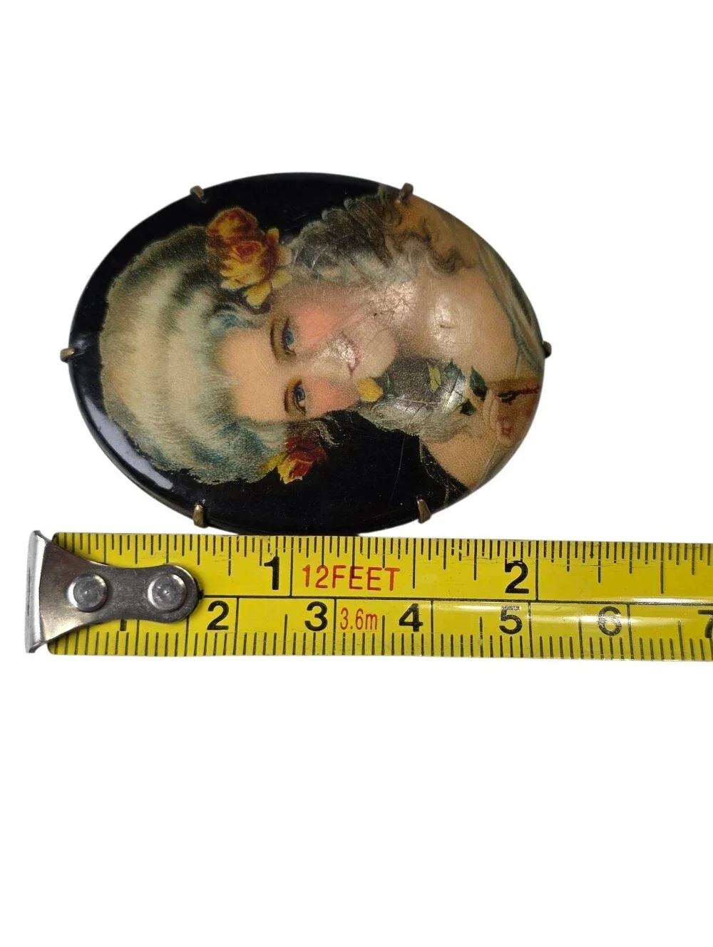 Antique Portrait Brooch